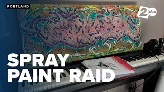 Police raid Portland's king of graffiti after viral YouTube video