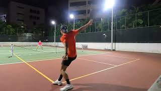 #pickleball (age challenge, singles) @tresalveo condo singapore