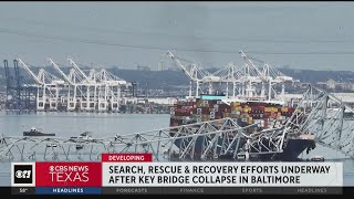 Baltimore's Key Bridge collapses after ship collision
