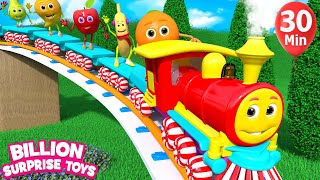 The train is Coming Song with Humpty - BillionSurpriseToys Nursery Rhymes, Kids Songs