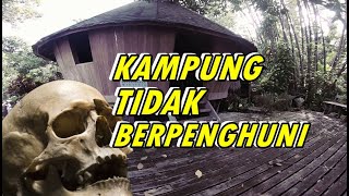 Sebuah Kampung Bidayuh Lama Yang Ditinggalkan. Kini tinggal Tengkorak Manusia.