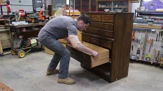 Amazing RESTORATION of Grandpa's VINTAGE 1966 DRESSER | Furniture Flipping For Profit