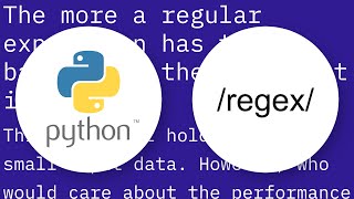 Python Regex slower than expected