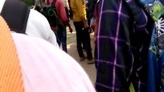 Protest against NEET at DGVC college