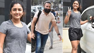 Actress Eesha Rebba & Navdeep Spotted At GYM In Hyderabad  | Daily Culture