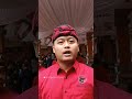 BIMA NATA | Putra Bupati Giri Prasta #Caleg DPRD Badung #wawancara #shorts