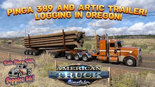 ATS | Pinga 389 and Artic Trailer Logging Trailer