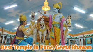 Best Temple in Pune।  Religious temple, Geeta Bhawan MIT ADT University,.