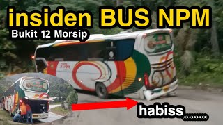 innalillahi ❗Kejadian Bus NPM hari ini di Bukit 12 Muarasipongi