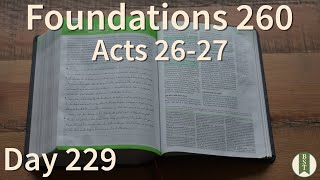 F260 Day 229: Acts 26-27 [Bible Study Minute]