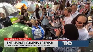 Anti-Israel campus activism: Demonstrations show political division