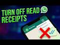 How to Turn Off Read Receipts on WhatsApp