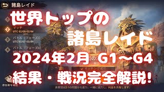 【ドゥームズデイ】世界トップの諸島レイド環境解説！2024年2月 G1～G4 結果・戦況完全解説！  Doomsday Last Survivors