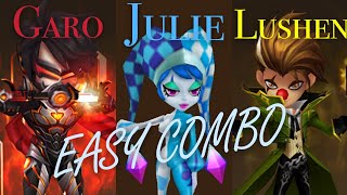 魔靈召喚 | 速刷一波流 水皮 風丑 刷不死還有火忍善後 | SUMMONERS WAR | JULIE | GARO | LUSHEN FAST GAME !!!