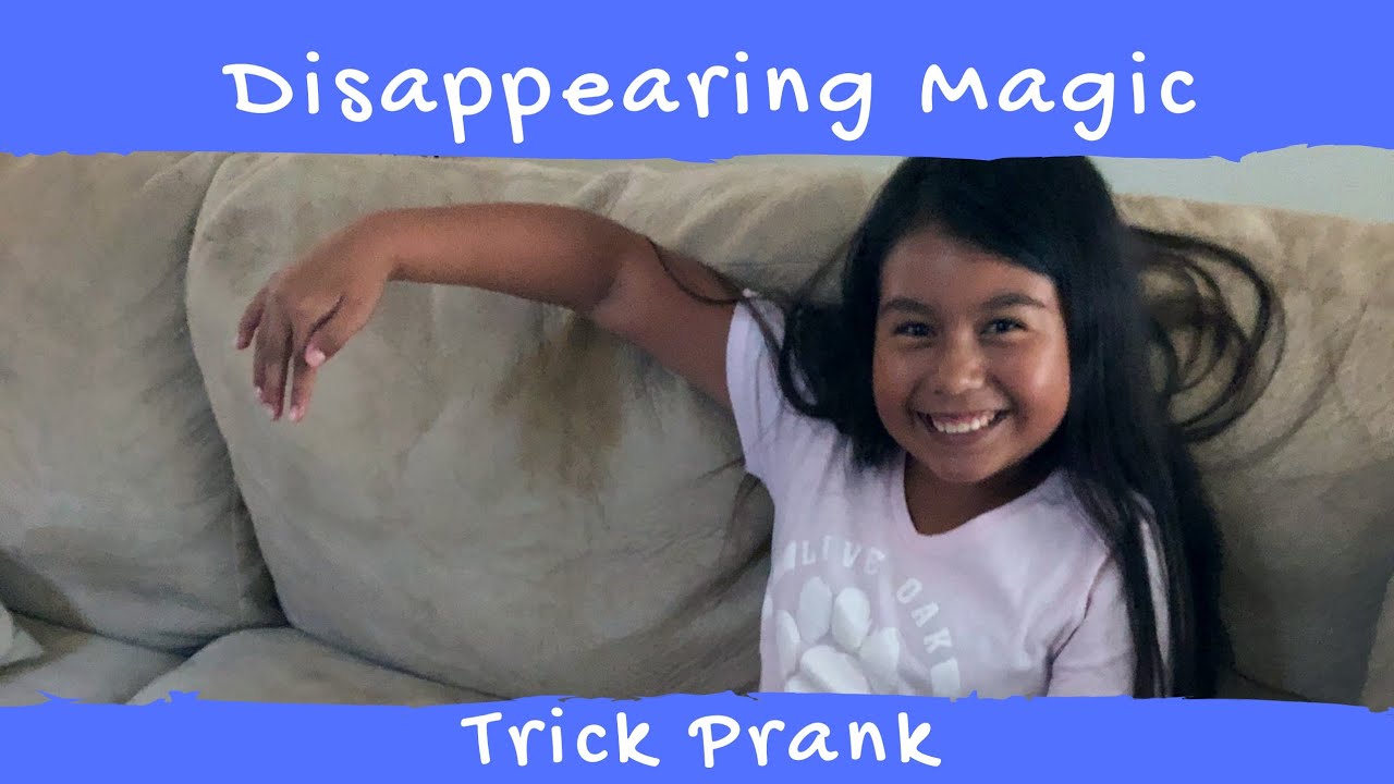 Disappearing Magic Trick Prank Youtube