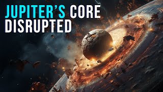 Jupiter's Core Disrupted By A Planetoid Impact