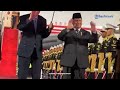 erdogan tiba di indonesia presiden prabowo sambut langsung presiden turki di bandara halim