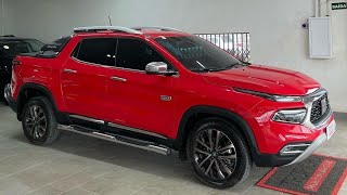 Fiat Toro Ranch 2.0 Turbo Diesel 4x4 2023 - versão +  bonita da Toro - R$221.290 - Vermelho Colorado