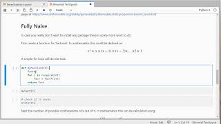 Python - Binomial Test (core)