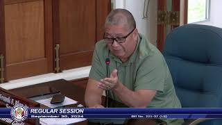 37th Guam Legislature Regular Session - September 30, 2024 AM