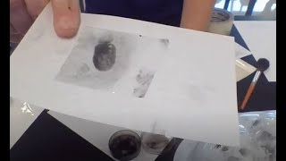 Fingerprint Dusting and Lifting Demo- CRHS Forensics