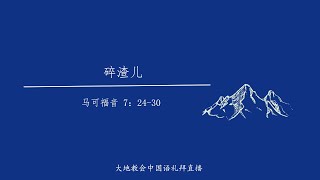 大地教会中国语礼拜 2024.05.19