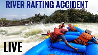 River Rafting Accident - LIVE  DANDELI -  Rescued #dandeli #activities #adventure #sport #accident