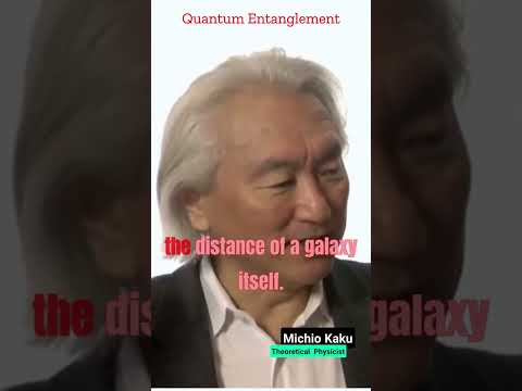 Quantum entanglement ️ Michio Kaku explains #shorts #science #physics #quantum