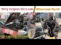 Why Engine Oil Leak || Fix Engine Oil Leaking || Timing Chain Cover Installation Of Toyota Camry