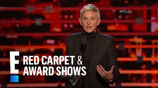 Ellen DeGeneres shares a shirtless Hemsworth pic | E! People's Choice Awards
