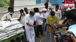 ADMK EX MLA K.Kuppan Distribute 5kg Raw Rise During Coronavirus lock down