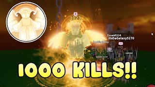 1000 KILLS KILLSTREAK SHOWCASE | Slap Battles