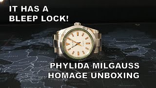 It Has A Bleep Lock! - PHYLIDA Milgauss Homage Unboxing