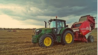 Prasowanie na okrągło i w kostkę. Lely, John Deere i Case IH w polu