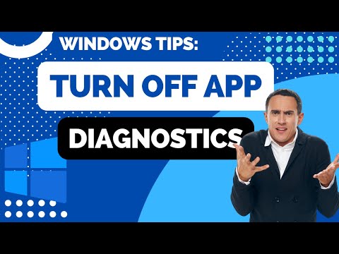 Disable App Diagnostics on Windows 11