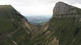 Rundflug im Justistal Richtung Sichel mit Mini Drohne. Tests mit 4K Aufnahmen