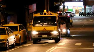 台北市環保局垃圾車491-BH沿線播音收運Taiwan Garbage Truck in Taipei City, Taiwan (ゴミ収集車、대만 쓰레기차 )