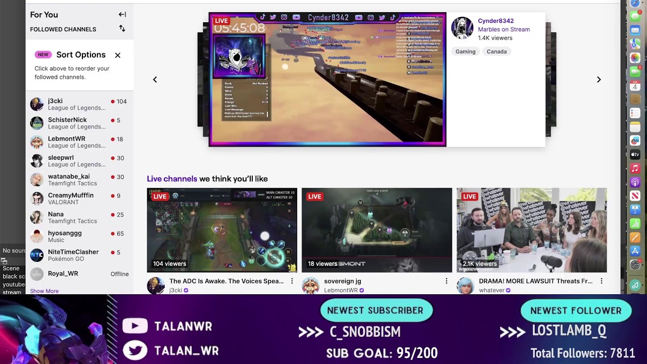 Testing Dual Streaming To Youtube And Twitch Youtube