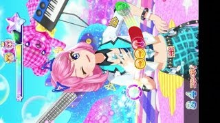 アイカツスターズ！桜庭ローラでPOPCORN DREAMING ・とてもむずかしい(スカイパンクチェックコーデ)