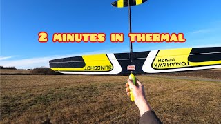 dlg glider catches thermal😁tomahawk slingshot ✅#rcglider #f3k