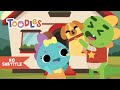 BINGO - Dinosaurs - Nursery Rhymes - Toodles Kids TV - Nursery and Kids Songs - No Subtitles