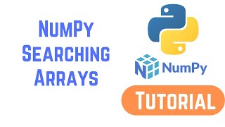 Python NumPy Tutorial For Beginners - NumPy Searching Arrays | numpy.where