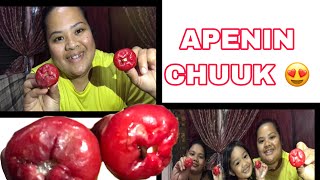 CHUUKESE | MOUNTAIN APPLE  - APPENIN CHUUK |MUKBANG| Jenny Sally