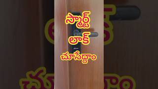 స్మార్ట్ లాక్ చూసేద్దాం #youtube #ytshorts #electrician #home #interiordesign #lock