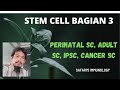 STEM CELL (SEL PUNCA) BAGIAN 3 : PERINATAL STEM CELL, ADULT STEM CELL, iPSC, CANCER STEM CELL