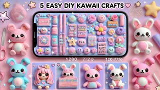 Easy paper Crafts | How to make | Diy Kawaii 5 minutes crafts || Crafts Hacks + school supplies 🌸