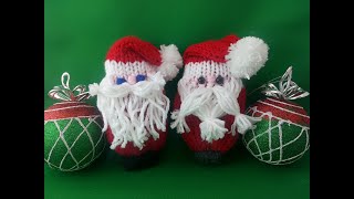 HOw to make a Santa Claus- CIRCULAR KNITTING MACHINE