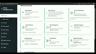 Smart POS Demo: Admin Dashboard Features Explained