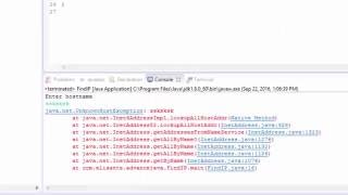 Java IP address finder