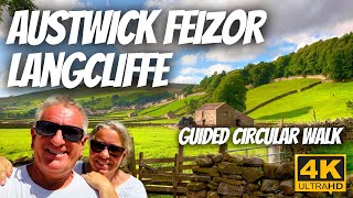 Austwick Feizor Langcliffe Stainforth Circular Walk Hike Settle Ribblesdale Yorkshire Dales, 4K